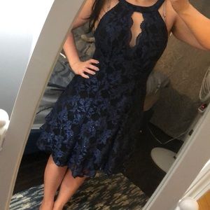 Navy Sparkly Dress